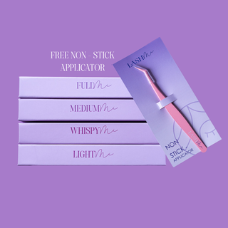 Pre-glued Cluster (No Glue Needed) All 4 Styles + FREE Non-Stick Applicator