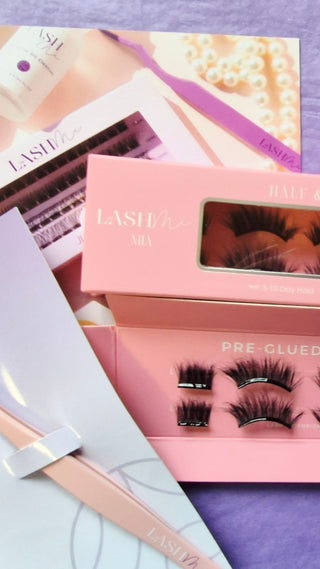 Half Lash Set + Non - Stick Tweezer Set (Get all 4)