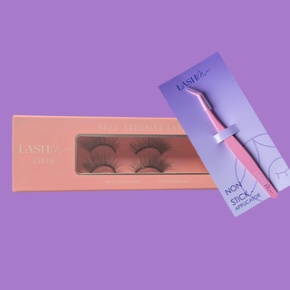 Chloe Half Lash + Non - Stick Applicator Set