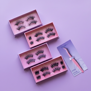 Style Discovery Bundle + FREE Applicator (Half Lashes)