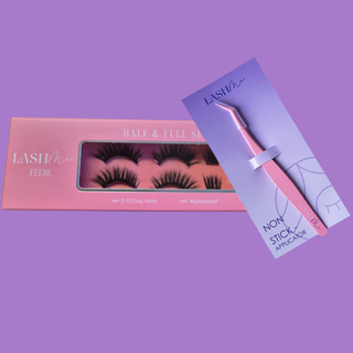 Feebe Half Lash + Non - Stick Applicator Set