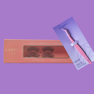 Evie Half Lash + Non - Stick Applicator Set