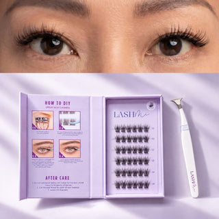 MediumMi Press-On Cluster Starter Kit (36 Cluster Lash Tray + Applicator)